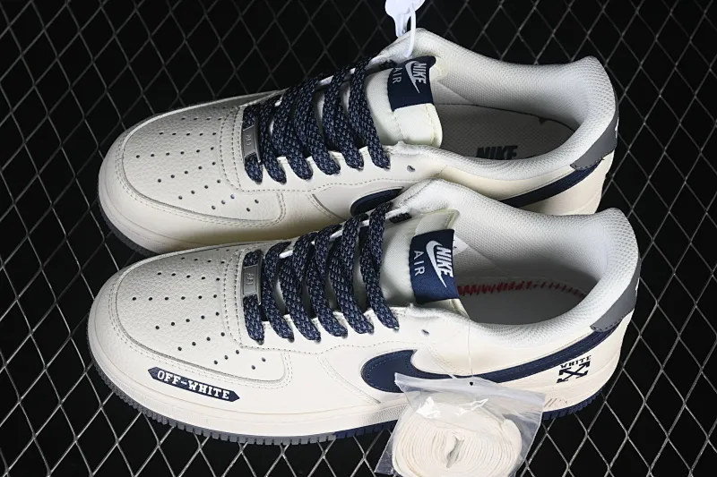All Categories Nk Air Force 1 Air Force Series Nk Air Force 1 Low Air Force Low Nike Air Force 1'07 Low Joint Double Beige Gray Blue Air Force 1 Low-top Casual Sneakers QW5836-026